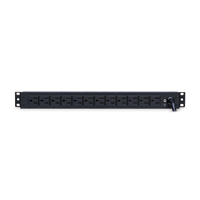 PDU CYBERPOWER (PDU15B12R) 12 SALIDAS NEMA 5-15R, MONTAJE 1U. SALIDA DE 100-125 V 15A.
