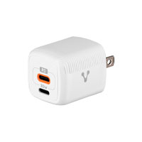 CARGADOR PARA PARED AU-355 FAST CHARGE 3.0 A 1 USB C 30W BLANCO