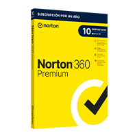 NORTON 360 PREMIUM / TOTAL SECURITY/ 10 DISPOSITIVOS/ 1 AÑO (CAJA)
