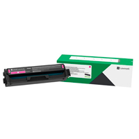 TONER LASER LEXMARK, COLOR MAGENTA, RENDIMIENTO ESTANDAR, C3240M0, HASTA 1500 PAGINAS, MODELOS MC3224ADWE, MC3326ADWE, C3224DW, MC3224ADWE, C3326DW