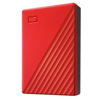 DISCO DURO EXTERNO WD MY PASSPORT 4TB 2.5 PORTATIL USB3.0 ROJO WINDOWS BACKUP ENCRIPTACION WDBPKJ0040BRD-WESN