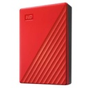 DISCO DURO EXTERNO WD MY PASSPORT 4TB 2.5 PORTATIL USB3.0 ROJO WINDOWS BACKUP ENCRIPTACION WDBPKJ0040BRD-WESN