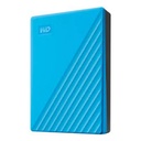 DISCO DURO EXTERNO WD MY PASSPORT 4TB 2.5 PORTATIL USB3.0 AZUL WINDOWS BACKUP ENCRIPTACION WDBPKJ0040BBL-WESN