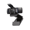 WEBCAM LOGITECH C920S FULL HD 1080P A 30 FPS ZOOM 1.2X 3MP ENFOQUE AUTOMATICO TAPA PARA LA LENTE NEGRO
