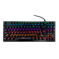 TECLADO MECANICO OCELOT GAMING OGMK02 / SWITCH AZUL / RGB / 88 TECLAS / ANTHIGOSTING / USB / COLOR NEGRO