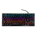TECLADO MECANICO OCELOT GAMING OGMK02 / SWITCH AZUL / RGB / 88 TECLAS / ANTHIGOSTING / USB / COLOR NEGRO