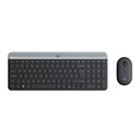 TECLADO Y MOUSE LOGITECH MK470 SLIM INALAMBRICO RECEPTOR USB (ESPAÑOL) NEGRO