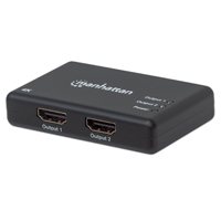 VIDEO SPLITTER,MANHATTAN,207669, HDMI 4K@30HZ, 1 IN:2 OUT,  AC