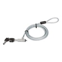 CANDADO LAPTOP,MANHATTAN,440295, DELL LLAVE 2.0M, NEGRO (WEDGE N17)