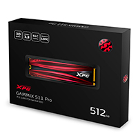 UNIDAD DE ESTADO SOLIDO SSD INTERNO 512GB ADATA XPG GAMMIX S11 PRO M.2 2280 NVME PCIE GEN 3X4 LECT. 3500 ESCRIT. 3000 MBS PC MINIPC 3DNAND DISIPADOR GAMER AGAMMIXS11P-512GT-C