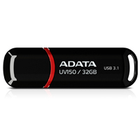 MEMORIA ADATA 32GB USB 3.2 UV150 NEGRO (AUV150-32G-RBK)