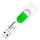 Memoria ADATA 128GB USB 3.2 UV320 Retractil Blanco-Verde
