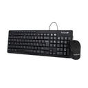 TECLADO/MOUSE TECHZONE TZ19COMB01-LA ALAMBRICO USB ERGONOMICO NEGRO