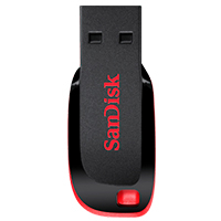 Memoria SanDisk 128GB USB 2.0 Cruzer Blade Z50 Negro C