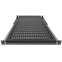 CHAROLA GABINETE 19 INTELLINET,712620, 1U, DESLIZABLE, AJUSTABLE 60-80CM, VENTILADA, 35KG