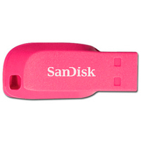 Memoria SanDisk 16GB USB 2.0 Cruzer Blade Z50 Electric Pink