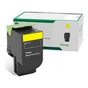 Toner Laser Lexmark Color Amarillo Rendimiento Estandar 78C40Y0