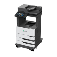 MULTIFUNCIONAL LASER MONOCROMATICA LEXMARK MX822ADE, NP 25B2000, SUSTITUTO DE MX810DFE, DME Y DPE, HASTA 55 PPM ,CICLO MENSUAL 300000 PAGINAS, RED, DUPLEX, E-TASK, RAM 2048 MB, HDD, USB ,ADF
