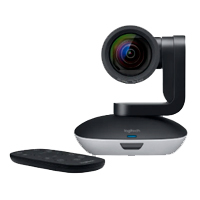 CAMARA PTZ PRO 2 LOGITECH FHD 1080P ZOOM 10X HD CAMPO VISUAL 90° IDEAL PARA AULAS AUDITORIOS Y SALAS GRANDES. VIDEOCONFERENCIA