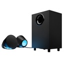 BOCINAS LOGITECH G560 PARA GAMING NEGRAS 2.1, 120 WATTS RMS, LIGHTSYNC ILUMINACION RGB,SONIDO ENVOLVENTE DTSX ULTRA, COMPATIBLE CON USB, 3,5 MM Y BLUETOOTH