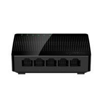 SWITCH TENDA SG105, 5 PUERTOS 10/100/1000MBPS VELOCIDAD DE TRANSMISION DE HASTA 2000 MBPS GIGABIT 724HRS