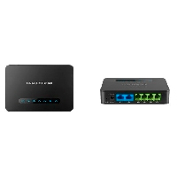ATA GRANDSTREAM HT814 V2 PARA TELFONO ANALOGICO 4 PUERTO FXS 2 CUENTA SIP 2 PUERTOS GIGABIT