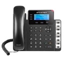 TELEFONO IP GRANDSTREAM GXP1630/ 3 CUENTAS SIP 3 LINEAS 2 PUERTOS GIGABIT 8 TECLAS BLF CONECTOR RJ9 COMPATIBLE CON EHS PANTALLA LCD RETROILUMINADA SOPORTA POE E INCLUYE ELIMINADOR