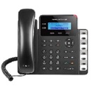 TELEFONO IP GRANDSTREAM GXP1628 / 2 CUENTAS SIP 2 LINEAS 2 PUERTOS GIGABIT 8 TECLAS BLF CONECTOR RJ9 COMPATIBLE CON EHS PANTALLA LCD RETROILUMINADA SOPORTA POE E INCLUYE ELIMINADOR