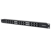 PANEL PARCHEO,INTELLINET,720342, CAT 5E, 12 PTOS 1U POE