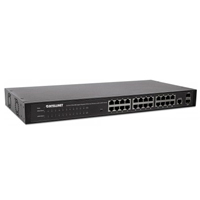 SWITCH,INTELLINET,560917, GB 24 PTOS 19 ,ADMIN + 2 SFP