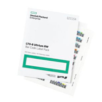 Paquete de Etiquetas con Código de Barras HP LTO-8 Ultrium RW