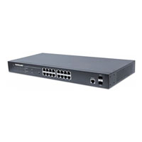 POE SWITCH,INTELLINET,561341, GB 16 PTOS 19, 30W/PTO, 220W, ADMIN + 2 SFP