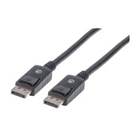CABLE DISPLAYPORT,MANHATTAN,306935, V1.2 M-M 1.0M NEGRO 4K60HZ