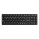 TECLADO ACTECK VANTAGE AERO TI555 / INALAMBRICO DONGLE USB / ESPAÑOL / MULTIMEDIA / WINDOWS / 105 TECLAS / NEGRO / AC-943468