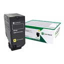 Toner Laser Lexmark Color Amarillo Rendimiento Estandar 74C4SY0