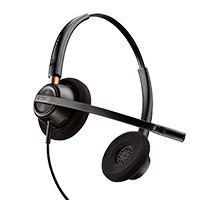 DIADEMA HP POLY 783P6AAABA ENCOREPRO HW520/ BINAURAL CON MICROFONO QD CANCELACION DE RUIDO PARA CALL CENTER