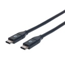 CABLE USB,MANHATTAN,354899,-C V3.2, C-C  0.5M 10GBPS, 60W