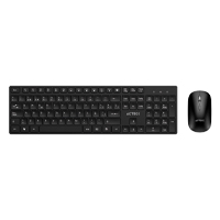 KIT ACTECK CREATOR VANTAGE AERO MK555 / TECLADO Y MOUSE / INALAMBRICO DONGLE USB / ERGONOMICO / WIN / ESPAÑOL / MEMBRANA / 105 TECLAS / 1600 DPI AJUSTABLE / 4 BOTONES / OPTICO / NEGRO / AC-943482