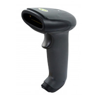 LECTOR DE CODIGOS DE BARRA GHIA GSL1 / 1D / LASER / USB / NEGRO