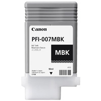TANQUE DE TINTA CANON PFI-007MBK NEGRO MATE, CAPACIDAD 90 ML