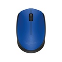 MOUSE LOGITECH M170 OPTICO INALAMBRICO RECEPTOR USB 1000DPI AZUL