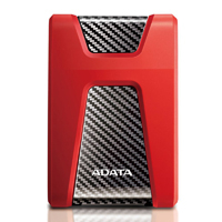 DISCO DURO EXTERNO ADATA HD650 2TB PORTATIL 2.5 USB 3.2 WINDOWS MAC LINUX CONTRAGOLPES COLOR ROJO AHD650-2TU31-CRD