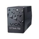 NO BREAK UPS VICA OPTIMA 750 750VA/375W 6 TOMAS REGULADAS Y RESPALDADAS NEMA 5-15R/RJ11/45, 3 AÑOS DE GARANTIA