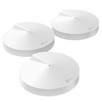 ROUTER | TP-LINK | DECO M5(3-PACK) | AC1300 | WIFI MESH | COBERTURA ESTIMADA 510 METROS CUADRADOS (DEPENDE DE CONDICIONES AMBIENTALES Y EL TRAFICO DE CADA USUARIO | HASTA 100 DISPOSITIVOS