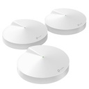 ROUTER | TP-LINK | DECO M5(3-PACK) | AC1300 | WIFI MESH | COBERTURA ESTIMADA 510 METROS CUADRADOS (DEPENDE DE CONDICIONES AMBIENTALES Y EL TRAFICO DE CADA USUARIO | HASTA 100 DISPOSITIVOS
