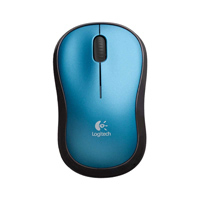 Mouse Logitech M185 Óptico Inalámbrico USB Nano Receptor 1000DPI Azul