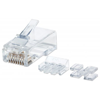 PLUG RJ45,INTELLINET,790673, CAT 6A UTP MULTIFILAR PRO 80 PZAS