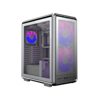 GABINETE COOLER MASTER MASTER FRAME 500 / ARGB / PLATA / MINI-ITX / MINI-DTX / MICRO-ATX, / ATX / E-ATX*/ SSI-CEB* (*SOPORTE CONDICIONAL)