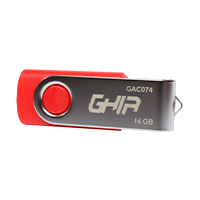 MEMORIA USB GHIA 16GB USB 2.0 COMPATIBLE CON ANDROID/WINDOWS/MAC EXCLUSIVA RETAIL