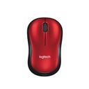 Mouse Logitech M185 Óptico Inalámbrico USB Nano Receptor 1000DPI Rojo